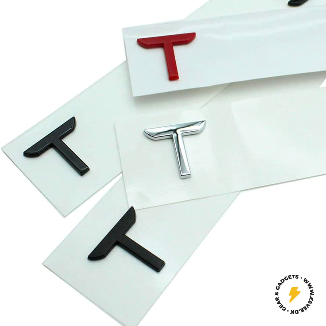 Bogstaver emblem til TESLA Model /3/Y/S
