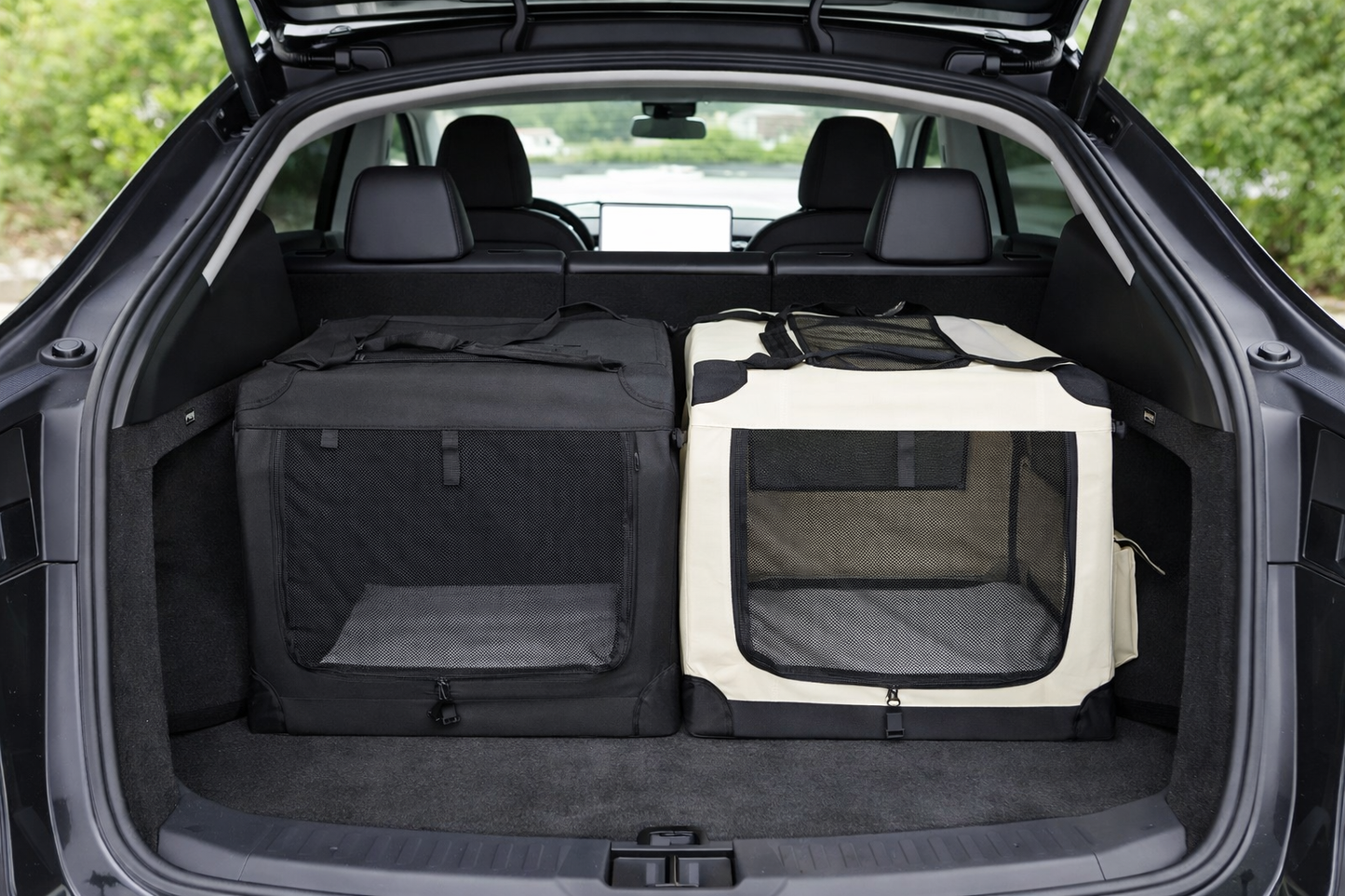 Hunde/katte bur i nylon, Beige