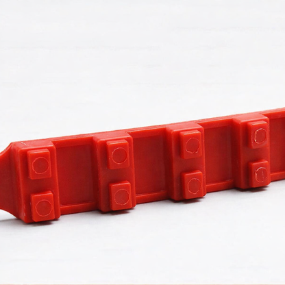 Snekæder engangs plastisk strips i rød (20 stk. sæt)