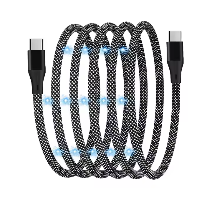 Magnetkabel Magstack Pro USB-C auf USB-C Schwarz 1 m