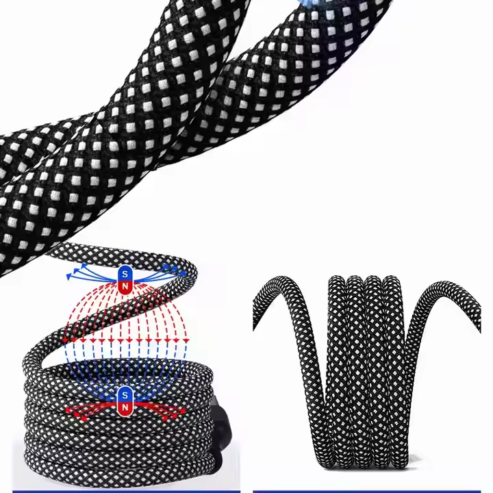 Magnetkabel Magstack Pro USB-C auf USB-C Schwarz 1 m