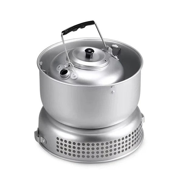 Xceed stormkøkken i aluminium – 10 dele – Spritbrænder
