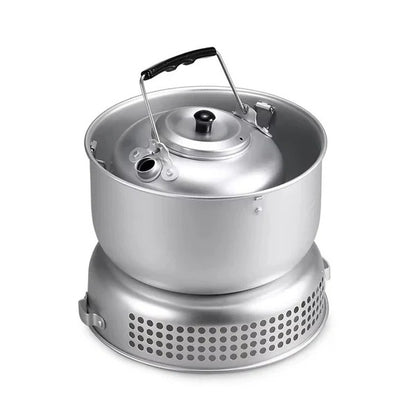 Xceed stormkøkken i aluminium – 10 dele – Spritbrænder
